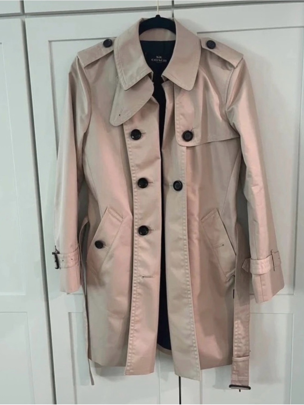 Classic Women's pink Trench Coat - COACH